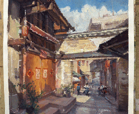 上海美术联考色彩风景