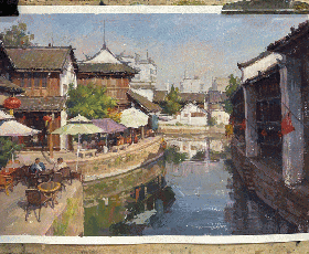 上海美术联考色彩风景
