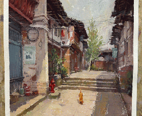上海美术联考色彩风景