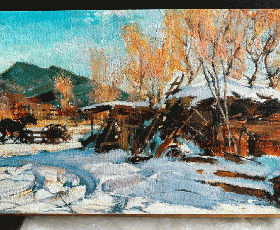 印象油画-风景